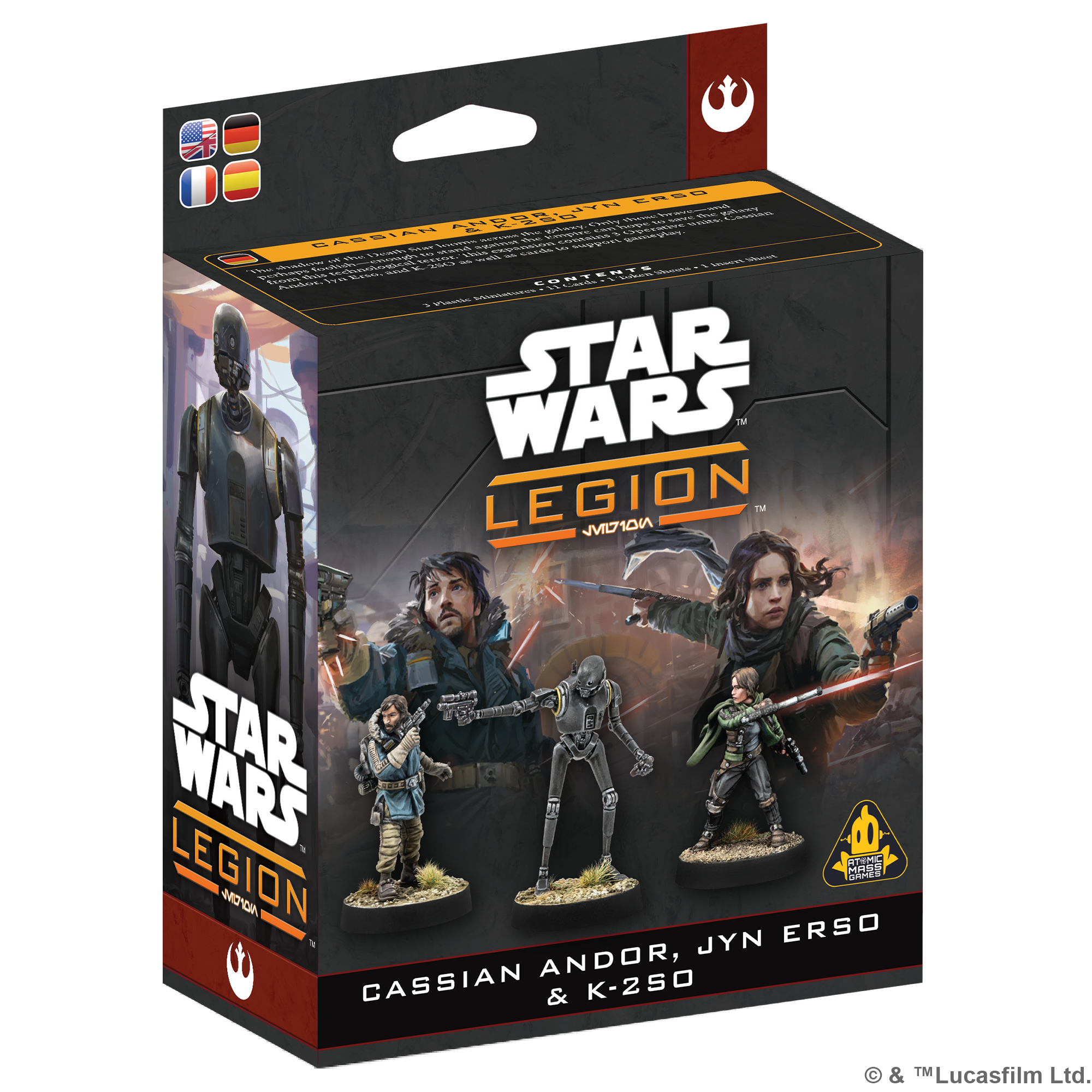 Star Wars Legion: Cassian Andor, Jyn Erso &amp; K-2SO