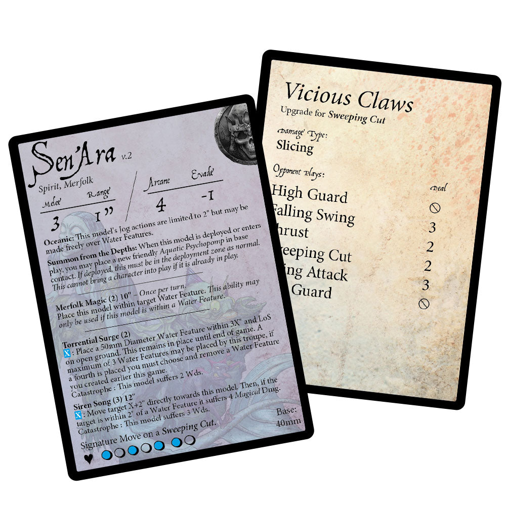 Moonstone: Stat Card Errata Pack 2025