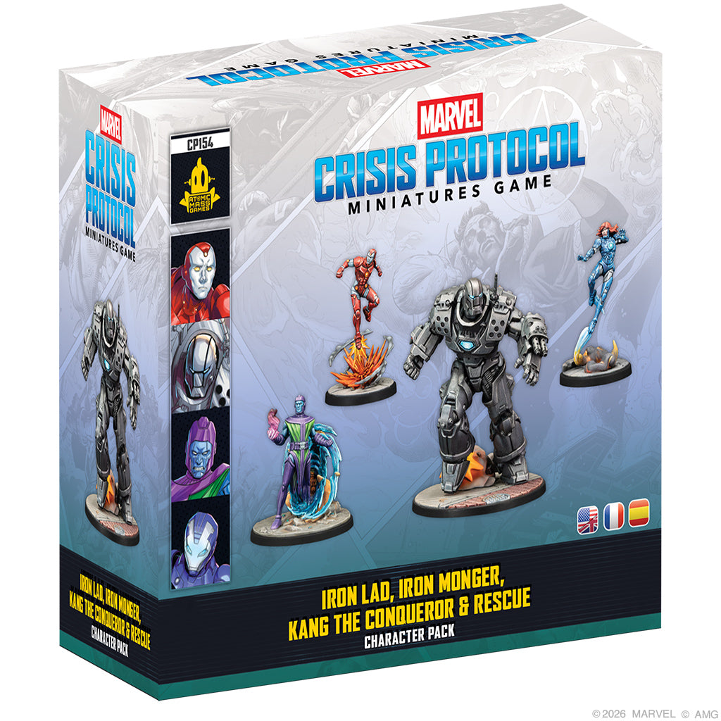 Marvel: Crisis Protocol – Iron Lad, Iron Monger, Kang the Conqueror &amp; Rescue