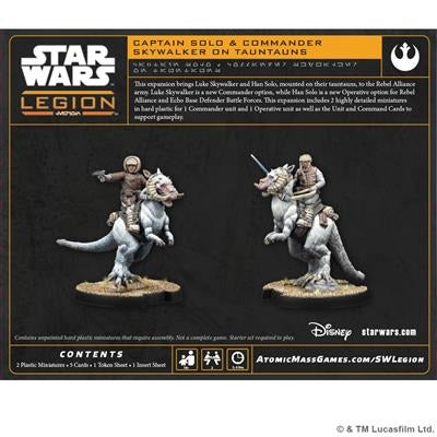 Star Wars: Legion – Captain Solo &amp; Commander Skywalker on Tauntauns