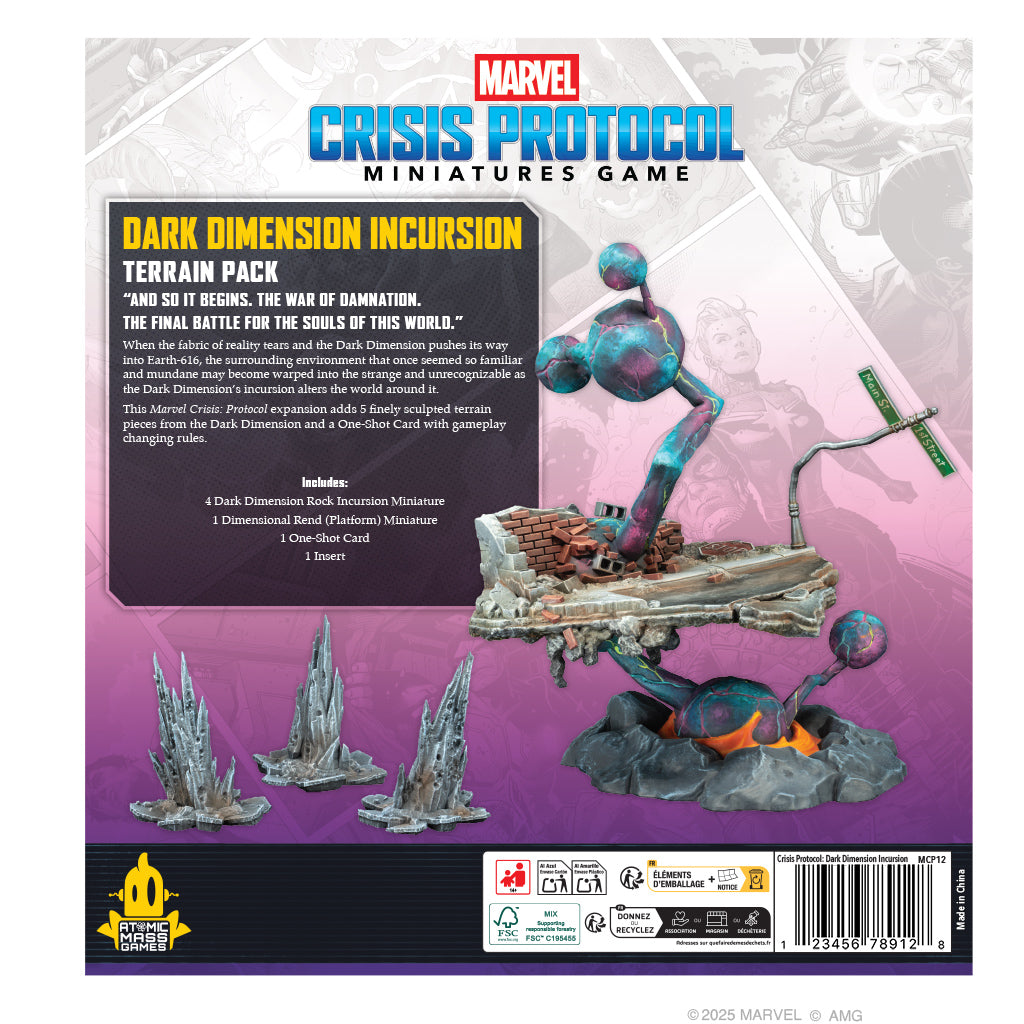 Marvel Crisis Protocol: Dark Dimension Incursion Terrain Pack
