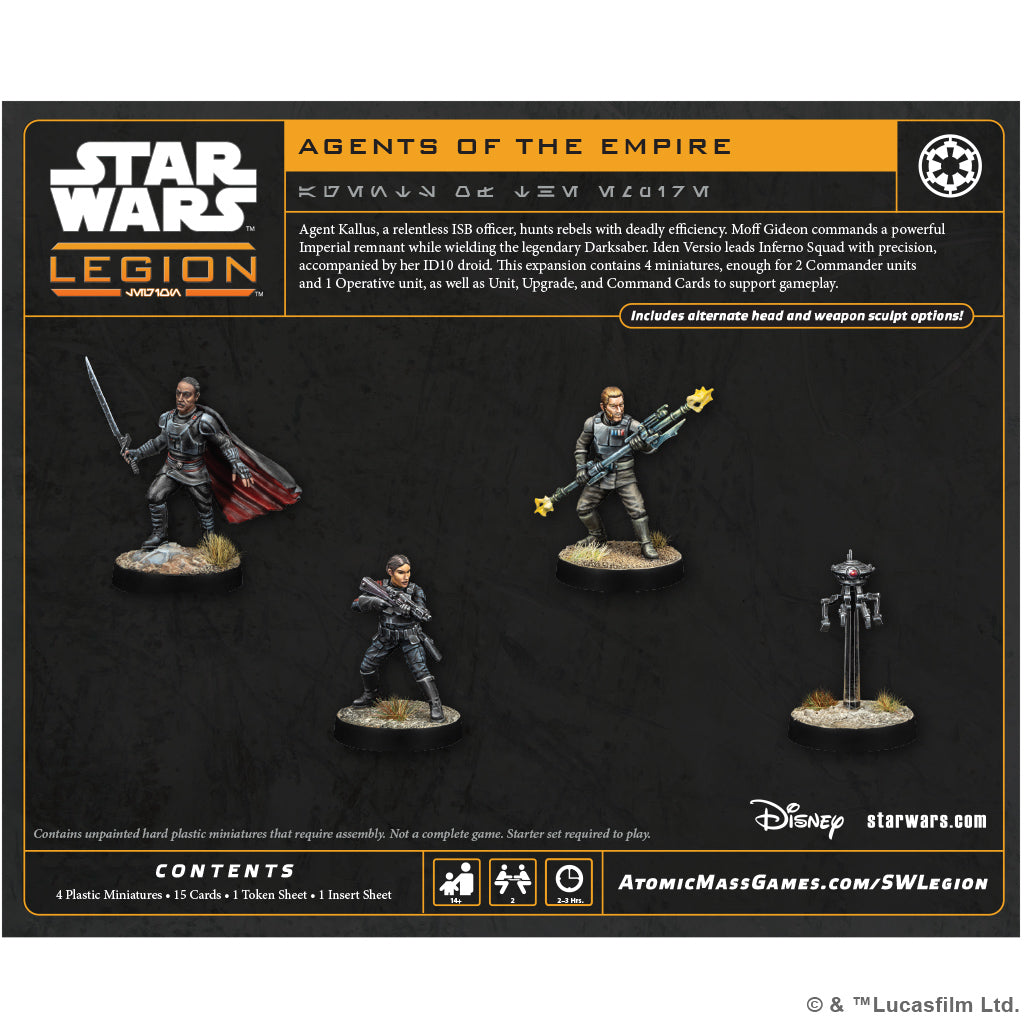 PRE-ORDER: Star Wars: Legion – Agents of the Empire