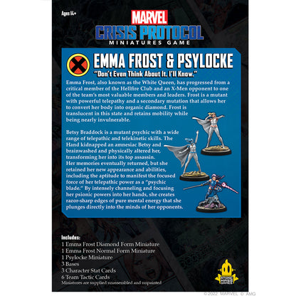 Marvel Crisis Protocol: Emma Frost and Psylocke