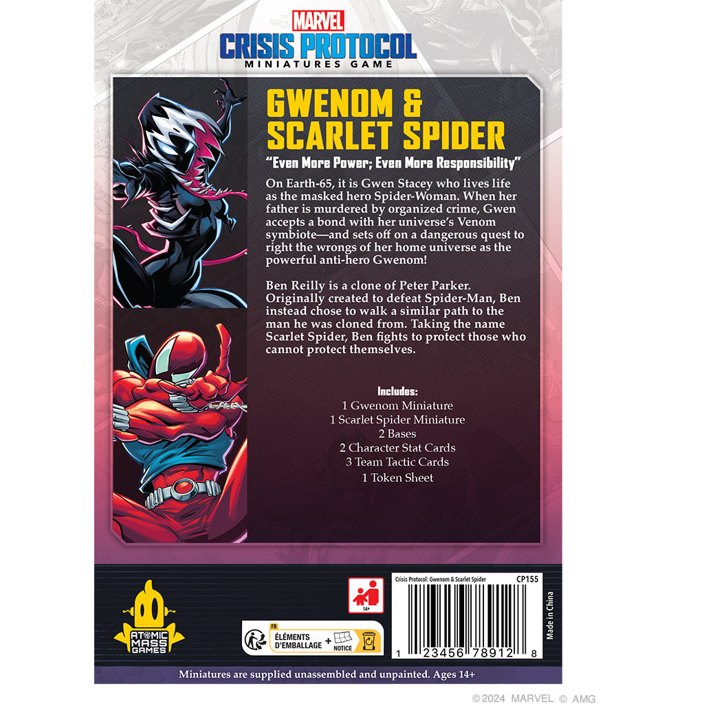 Marvel Crisis Protocol: Gwenom &amp; Scarlet Spider