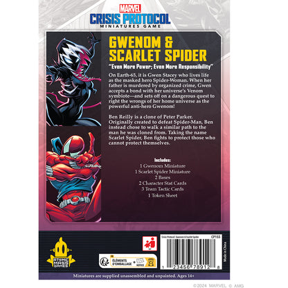 Marvel Crisis Protocol: Gwenom &amp; Scarlet Spider
