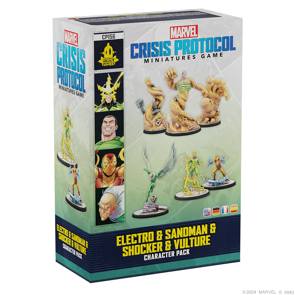 Marvel Crisis Protocol: Electro &amp; Sandman &amp; Shocker &amp; Vulture