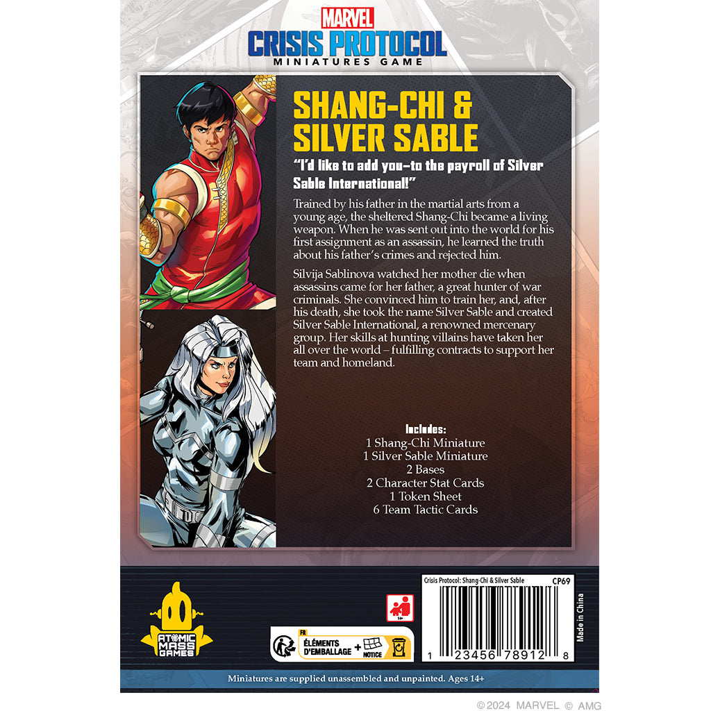 Marvel Crisis Protocol: Shang Chi &amp; Silver Sable
