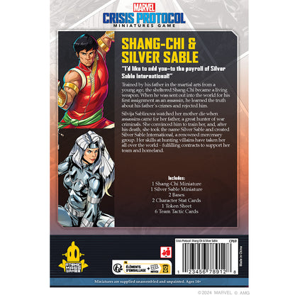 Marvel Crisis Protocol: Shang Chi &amp; Silver Sable