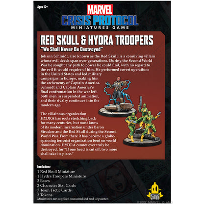 Marvel Crisis Protocol: Red Skull &amp; Hydra Troops