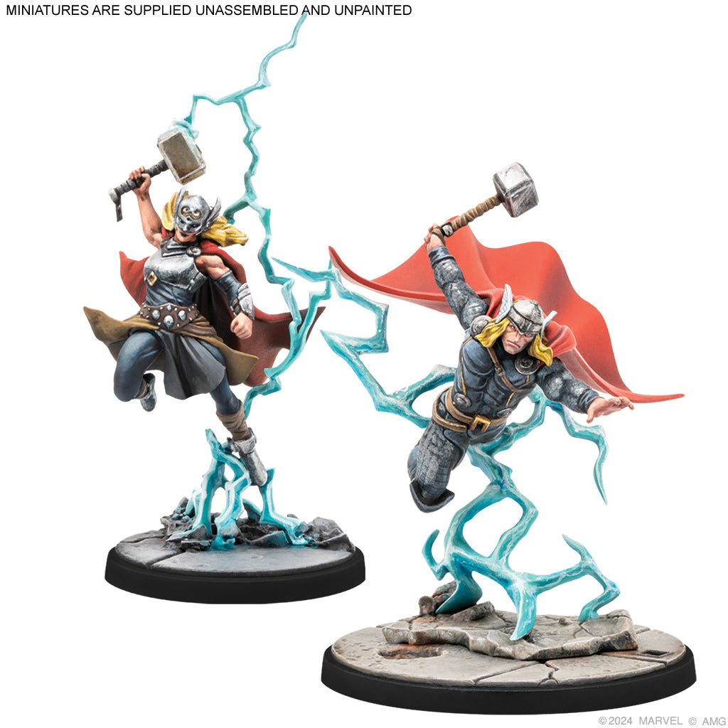 Marvel: Crisis Protocol – Mighty Thor, Lady Sif, Thor, Hero of Midgard &amp; Loki, Prince of Lies