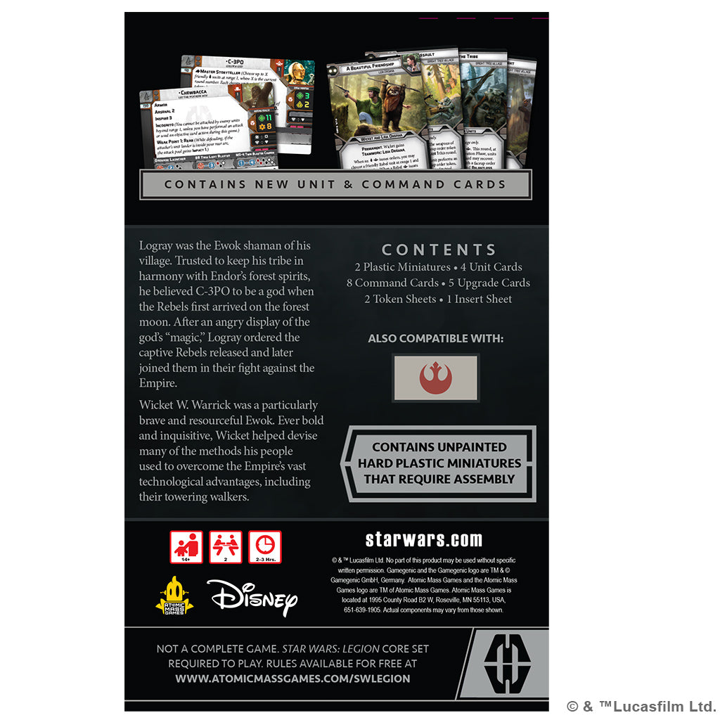 Star Wars: Legion - Logray &amp; Wicket Commander Expansion