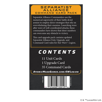 Star Wars: Legion – Separatist Alliance Command Card Pack