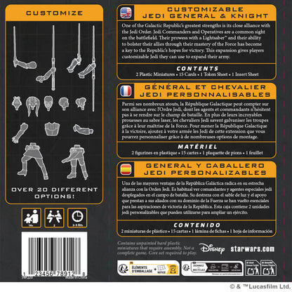 Star Wars: Legion - Customizable Jedi General and Knight